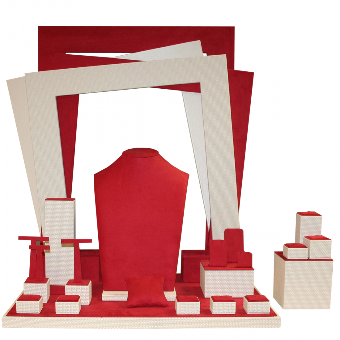 Shapes Display - Red