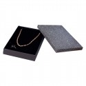 Glitter cardboard jewellery box for necklace, by  Compack