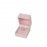 Multipurpose jewellery box suede pink