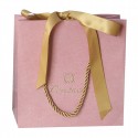 Velvet jewellery bag, pink