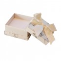 Jewellery box for ring, earring or chain, Florencia white marble