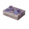 Jewellery box for necklace and earrings, Florencia lilac marble