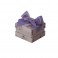 Jewellery box for ring or earrings, Florencia lilac marble