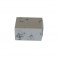 Cardboard jewellery box marble pinted in white, for ring or earrings.