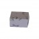Cardboard jewellery box marble pinted in light lilac, for ring or earrings.