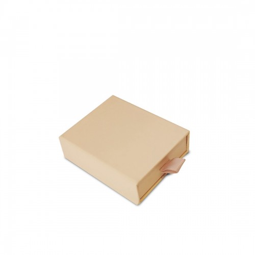 Cardboard jewelry slide box