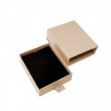 Cardboard jewelry slide box