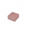 Jewelry pink suede box for earring