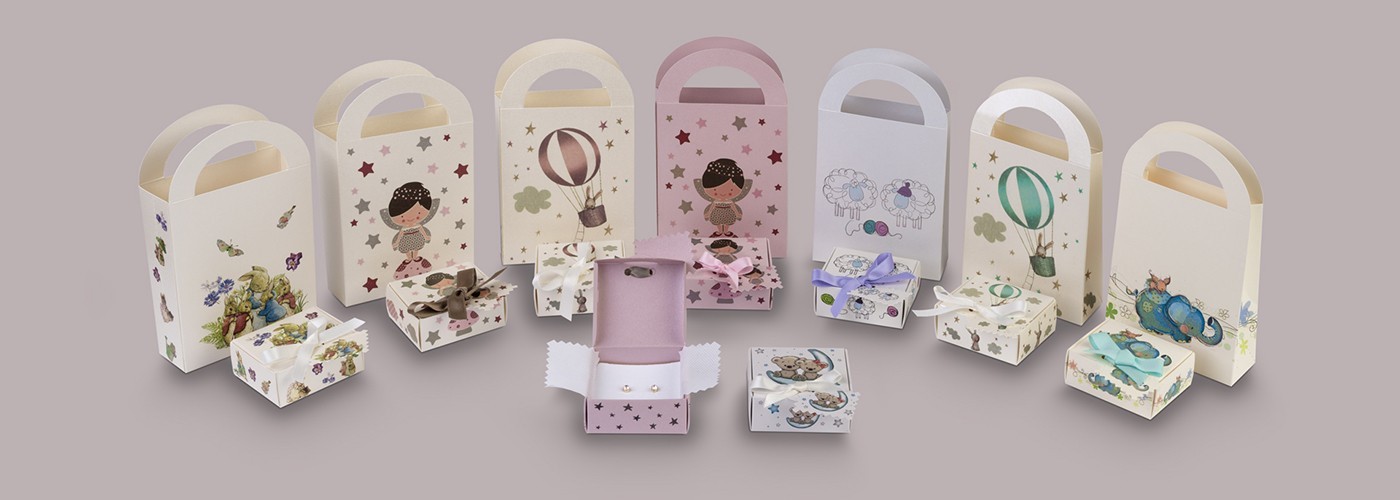 Packaging sets for children’s jewellery